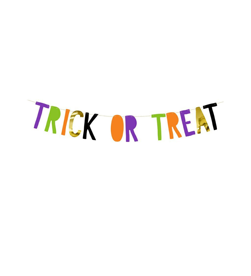 Girlanda - trick or treat