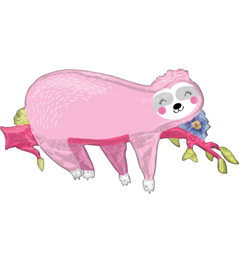 Balónek - růžový lenochod