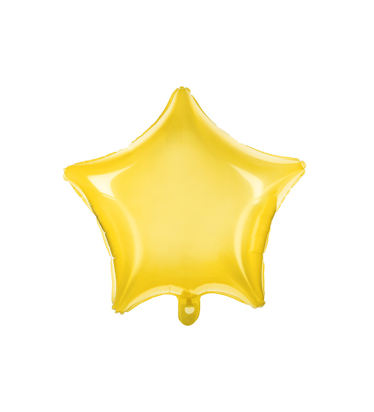 Balónek zlatá hvězda