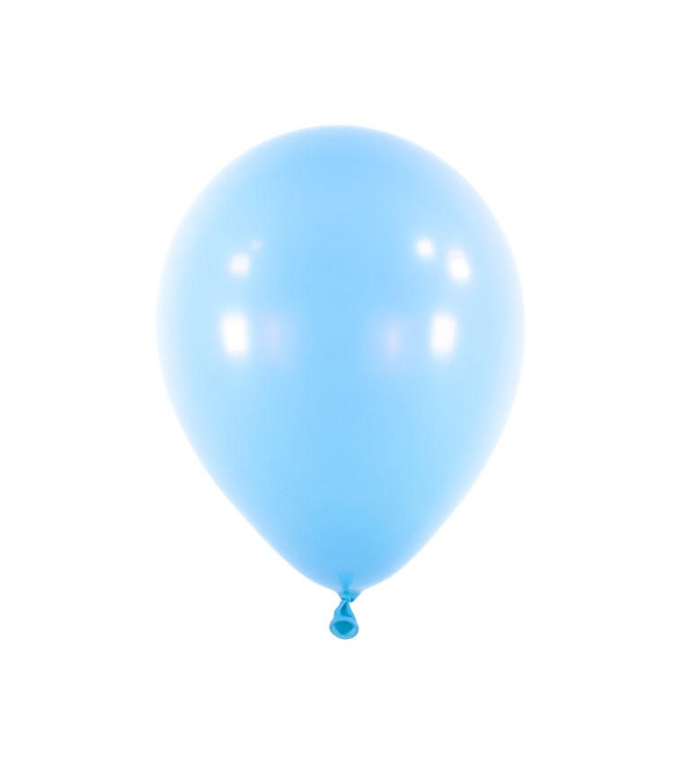 Latexové balónky 35 cm pastelové, modré, 50 ks