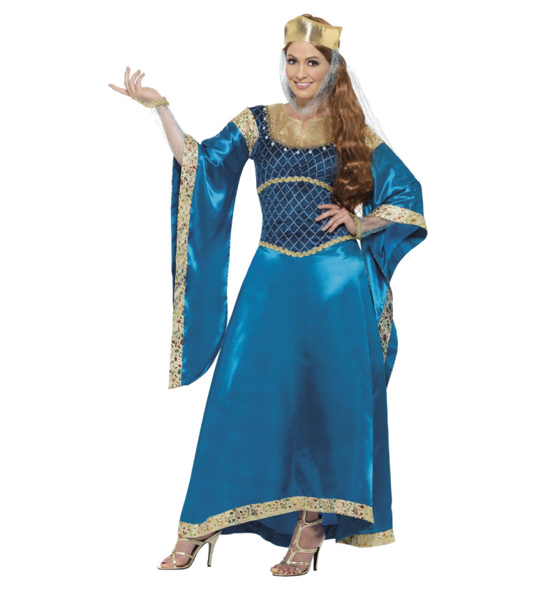Kostým "Královna - modré šaty"