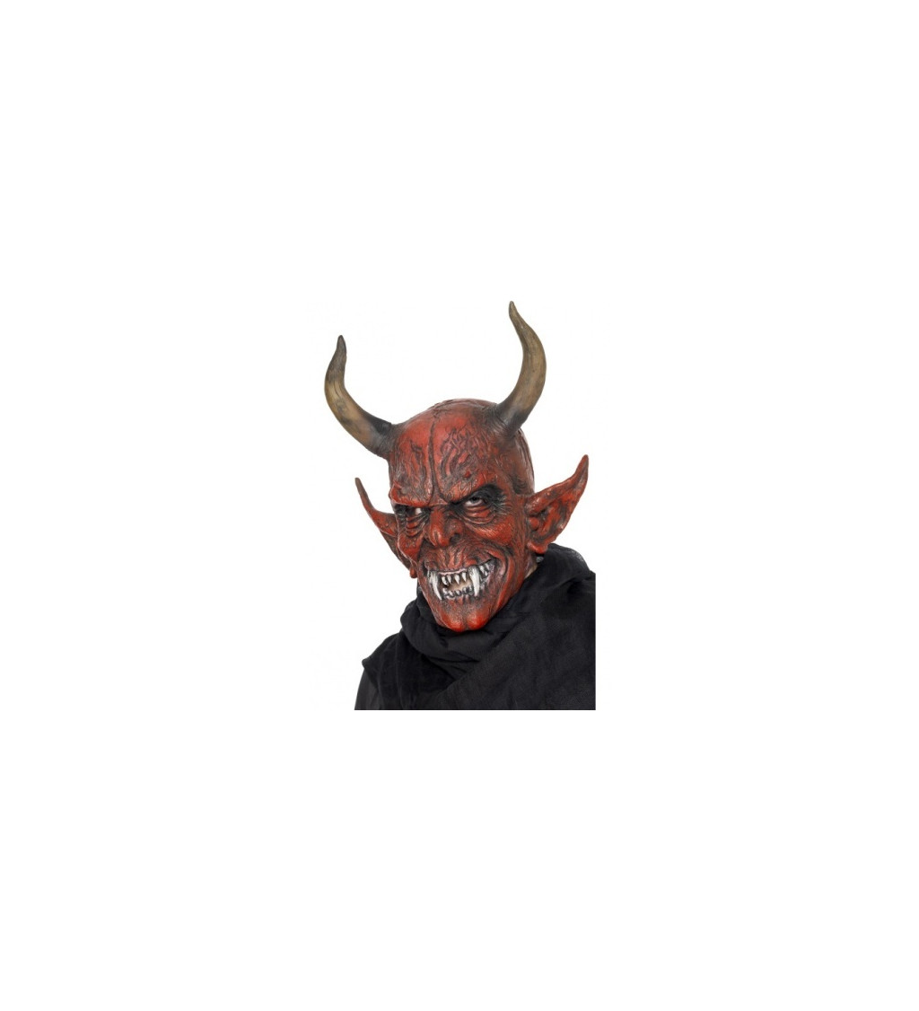 Maska Ďábel s rohy