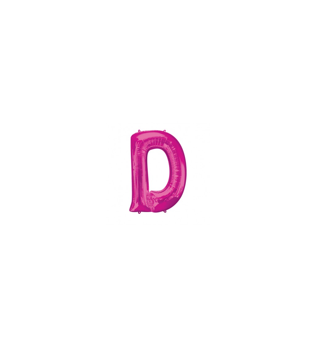 Balonek "D" - růžový