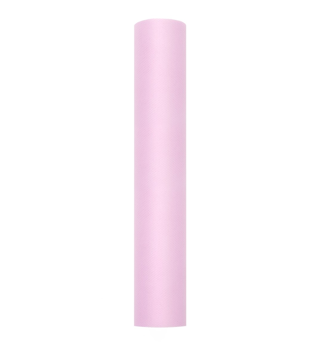 Dekorativní tyl - světle růžový II (30cm)