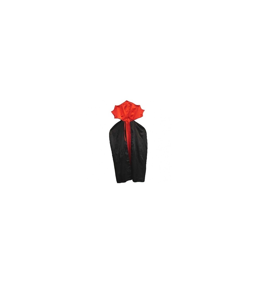 Upírský plášť - červený límec
