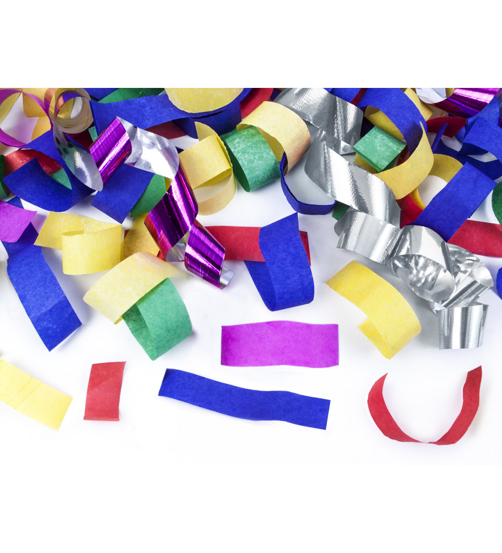 Vystřelovací konfety - mix barev