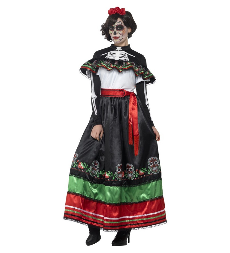 Kostým "Mexičanka - Day of the Dead"
