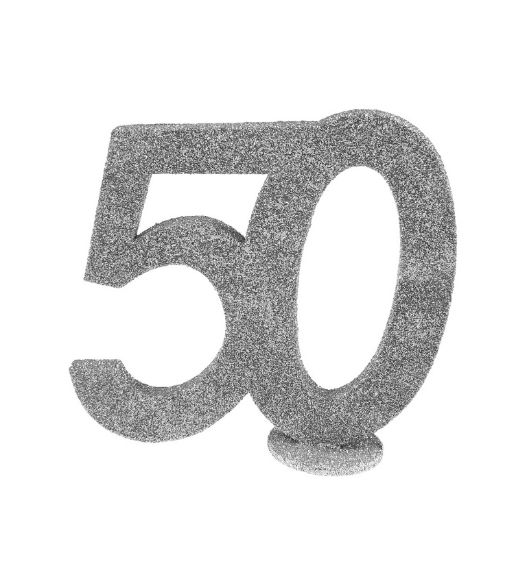Figurka stříbrná - 50 let