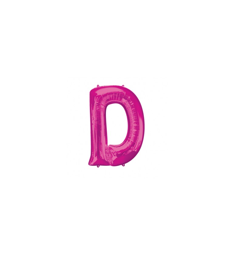 Balonek "D" - růžový