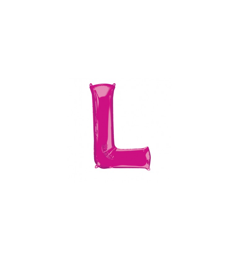 Balonek "L" - růžový