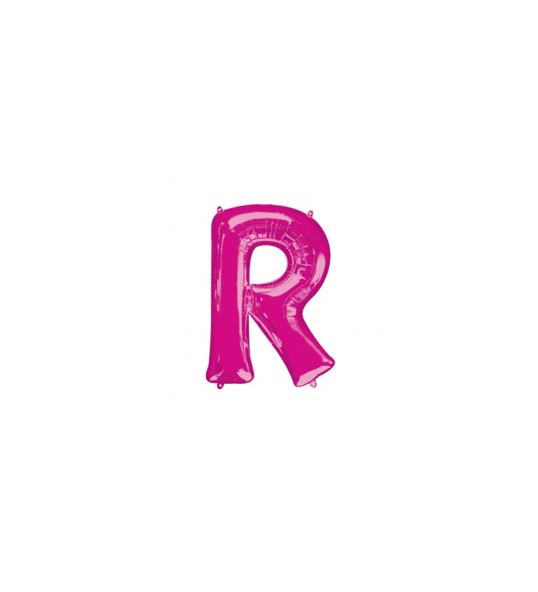Balonek "R" - růžový