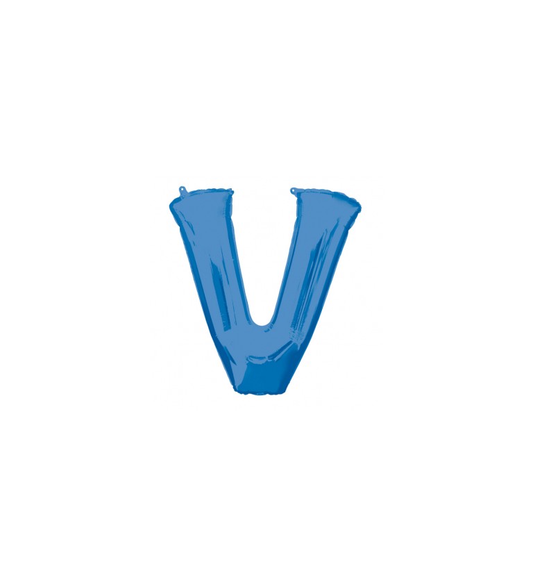 Balonek "V" - modrý