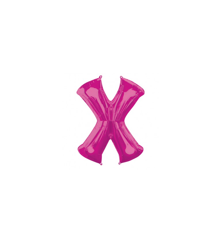 Balonek "X" - růžový