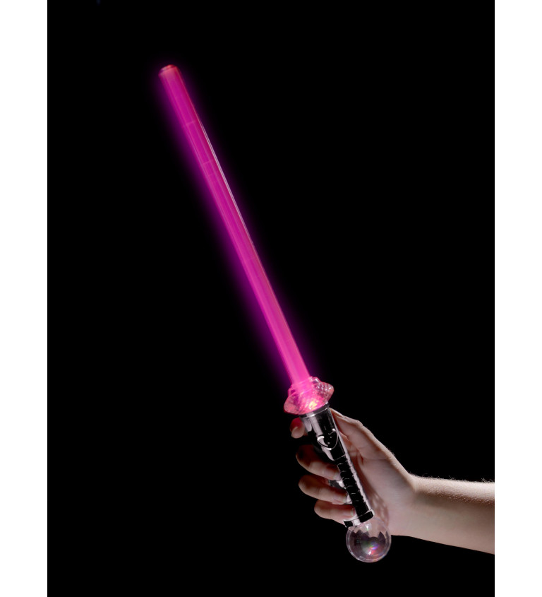 Meč světelný růžový