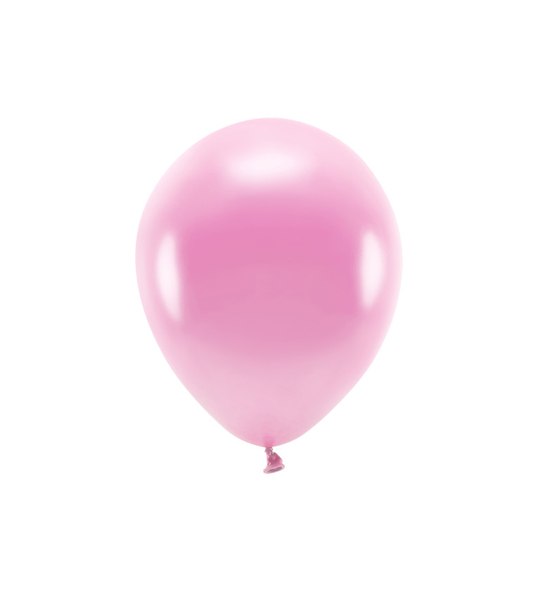 Růžové balonky ECO