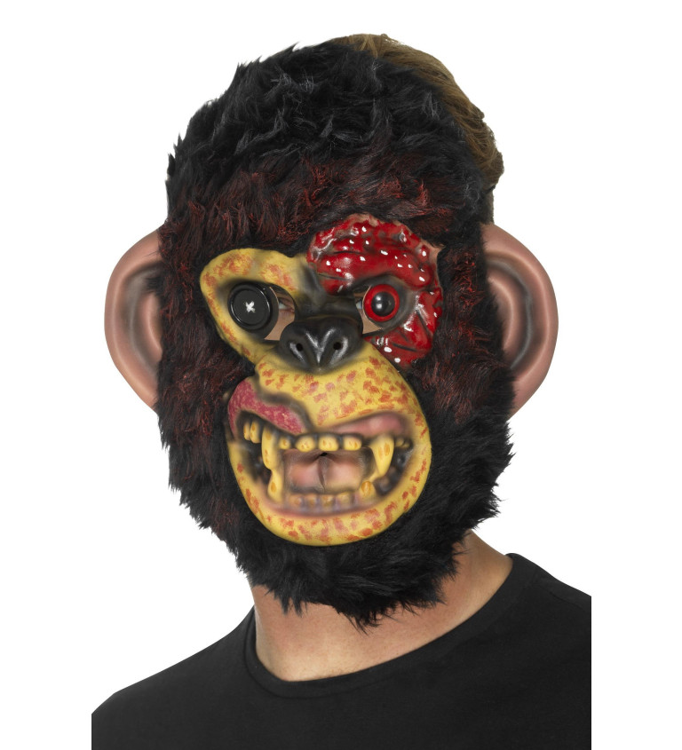 Opice zombie maska pro dospělé