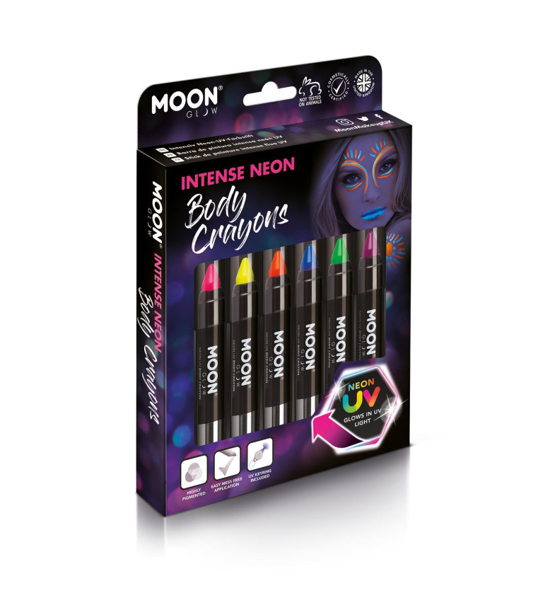 Moon neon tužky - sada