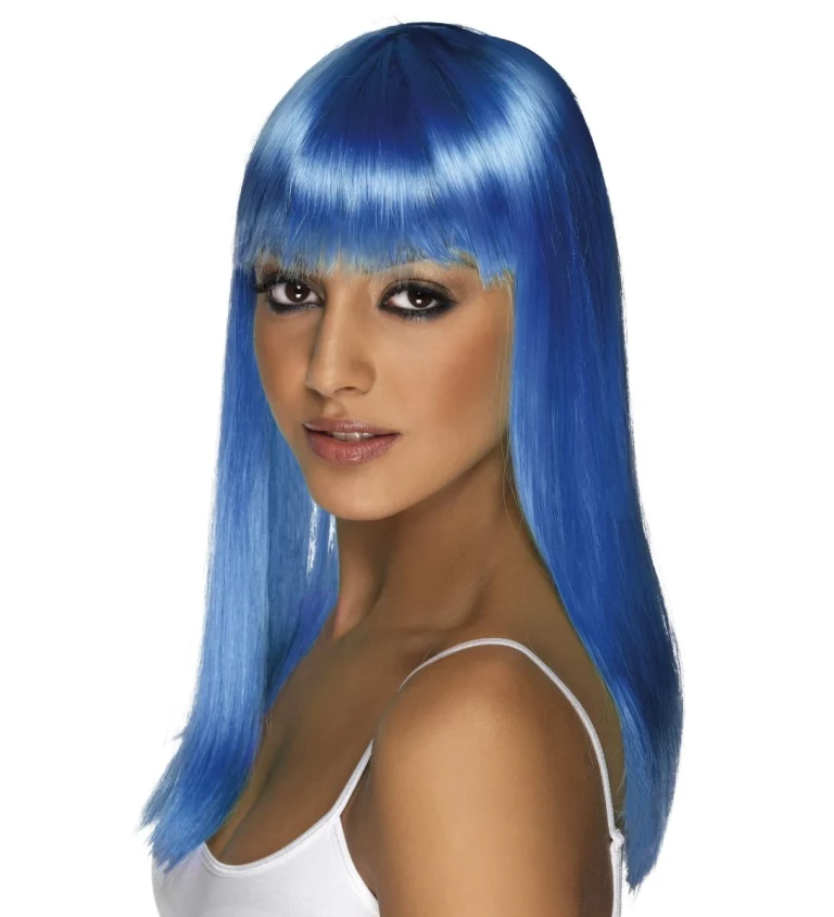 Paruka Glamourama - tmavě modrá
