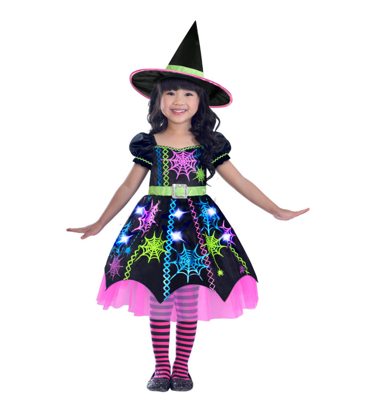 Dětský kostým - malá magická čarodějka