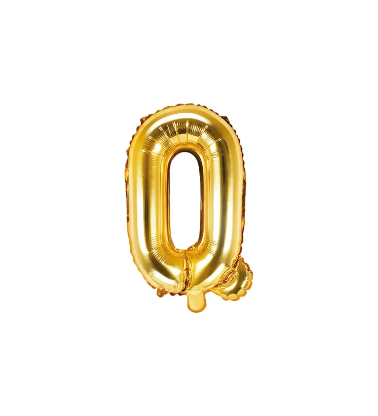 Malý zlatý balónek Q