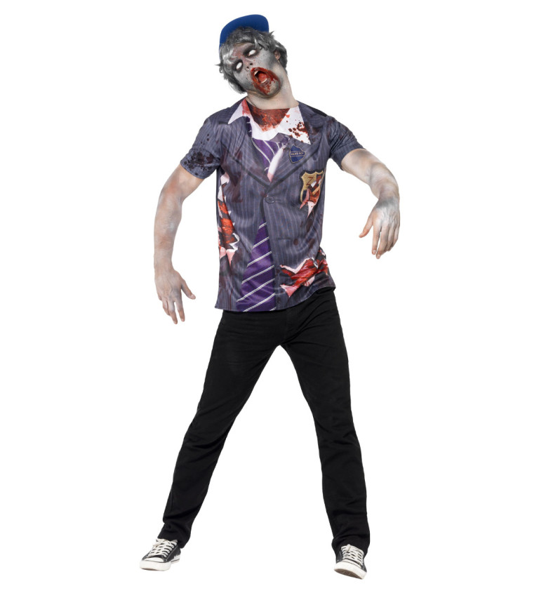 Zombie školák pánský kostým